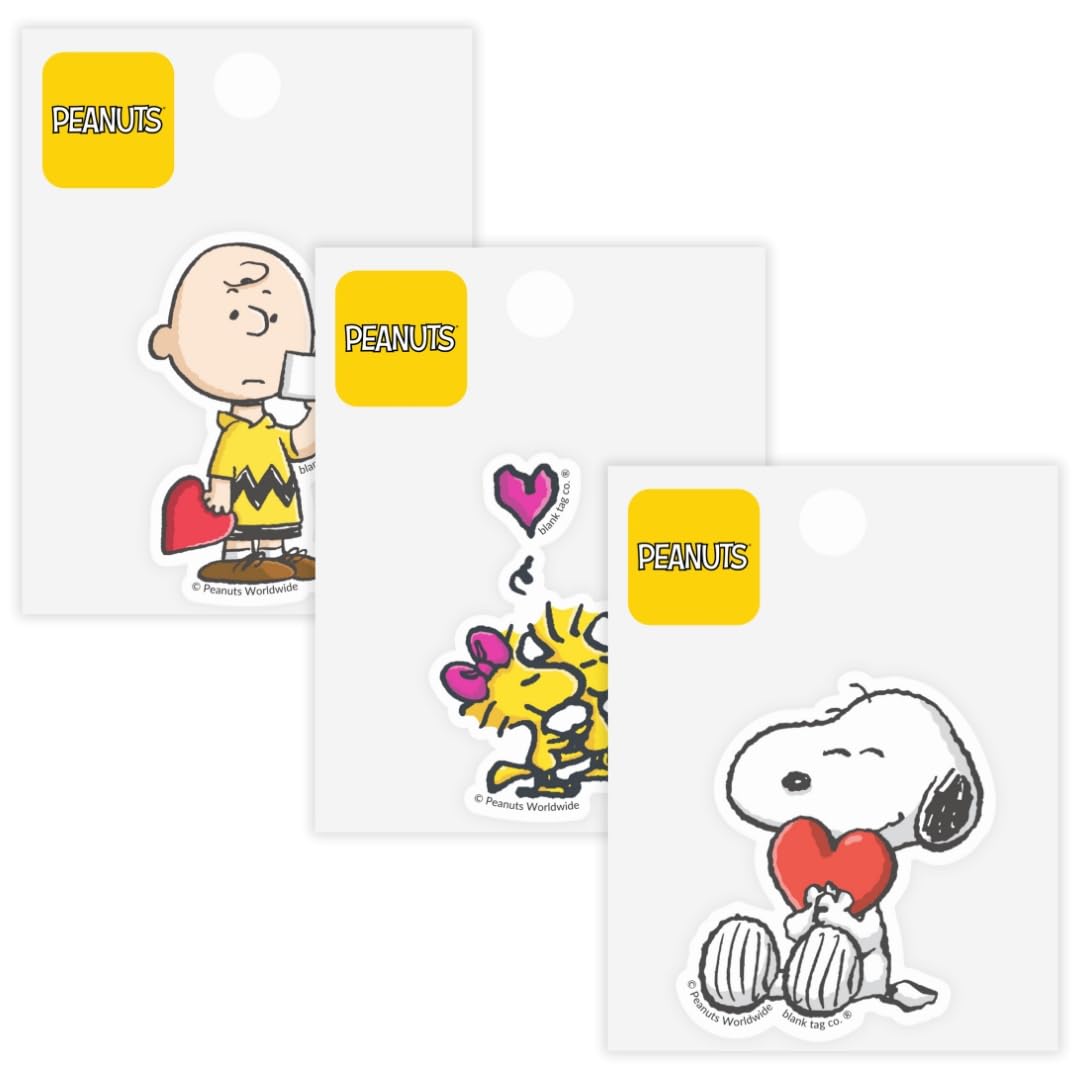 Amazon.com: Peanuts® (Snoopy) Heartfelt 3-Pack Sticker Bundle